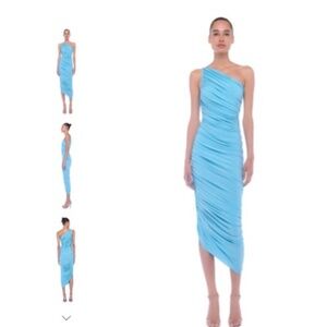 Diana Dress Norma Kamali Powder Blue